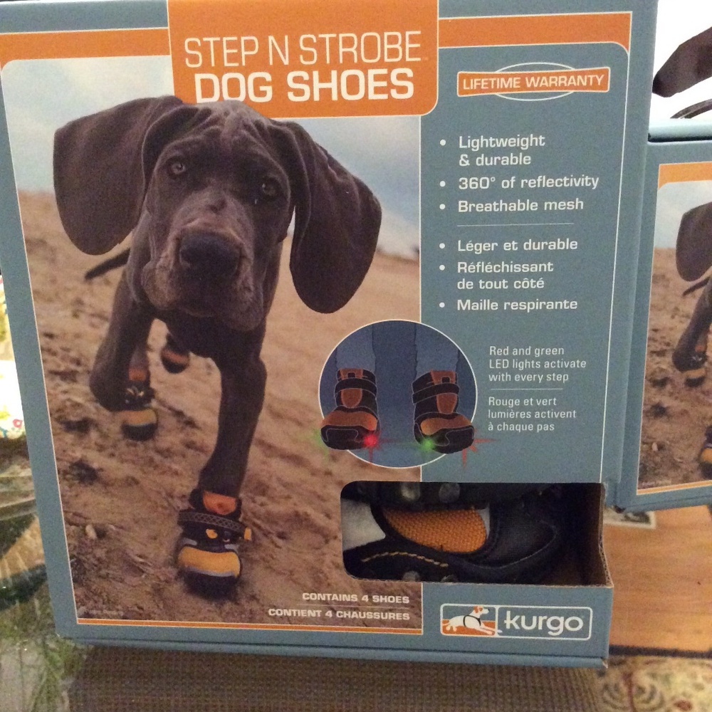Kurgo dog step n strobe boots